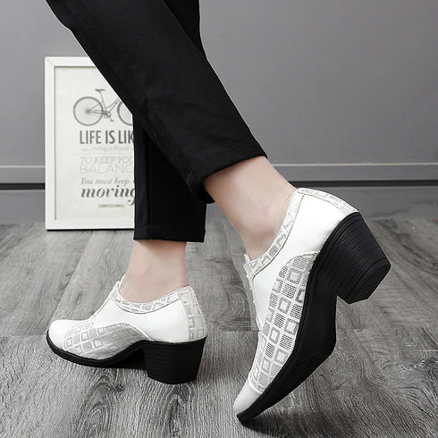 Men's Formal Leather Oxfords Dress Shoes for Business and Wedding Events